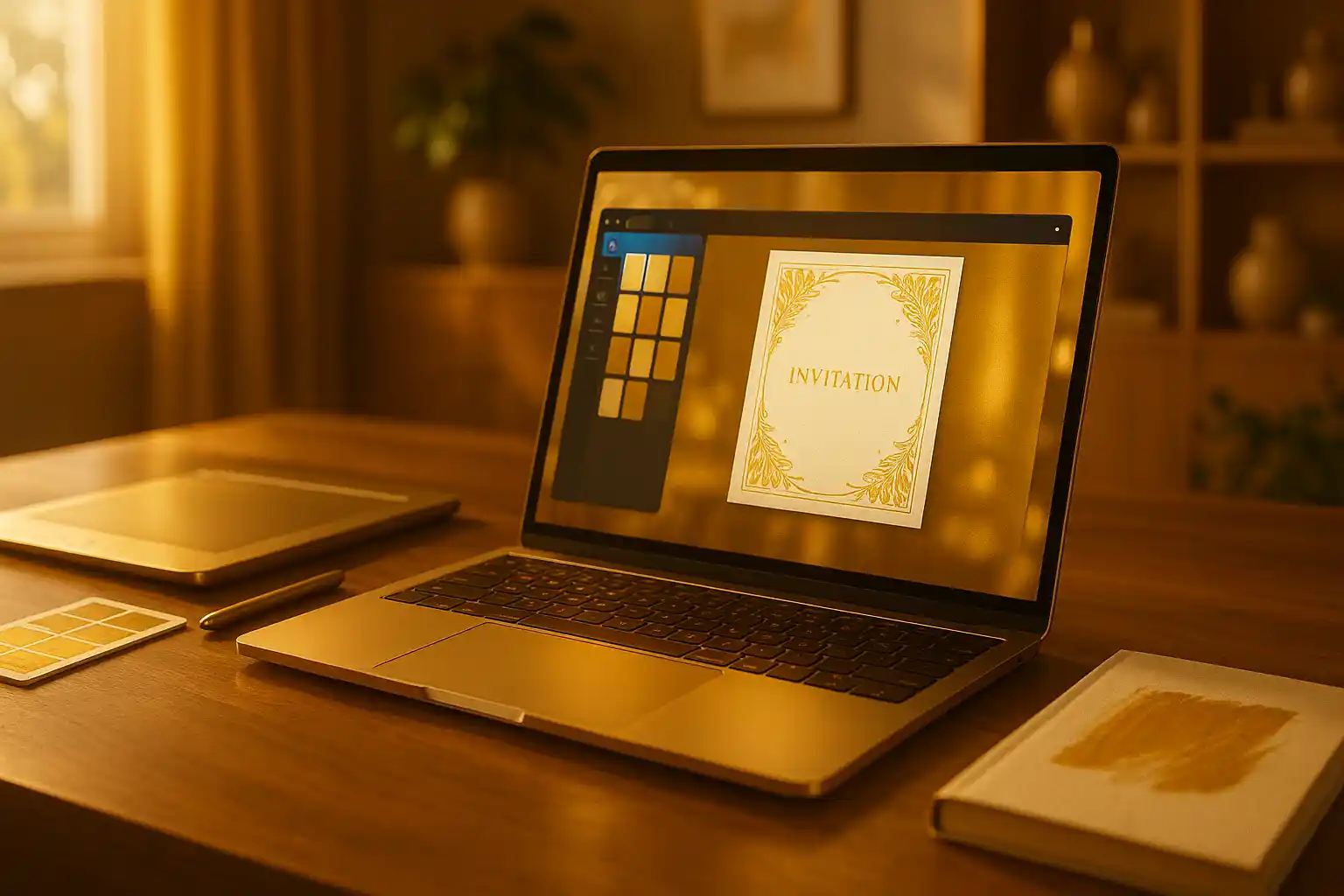 Cor dourada no Canva: como acertar o dourado certo e deixar com cara de “ouro” de verdade
