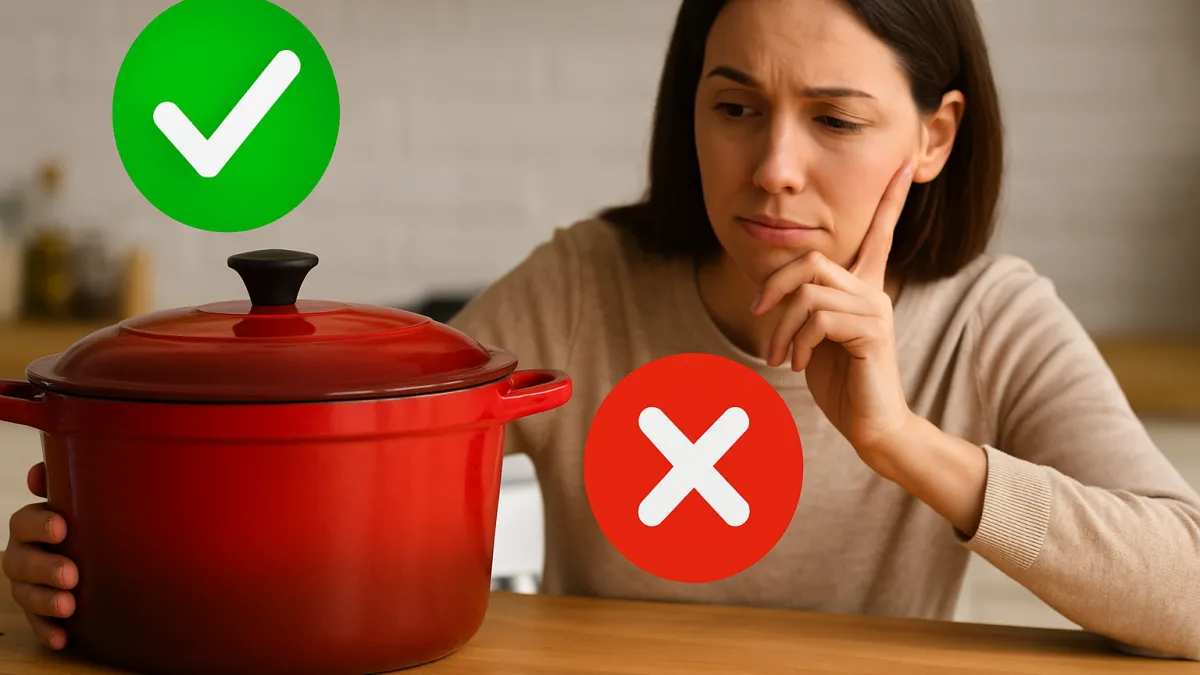 Panela esmaltada é boa: prós, contras e quando usar