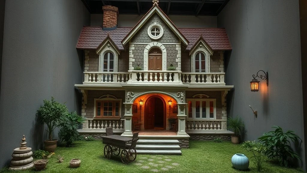 A Casa Monstro animação: modelo de maquete com 5 metros assustava visitantes