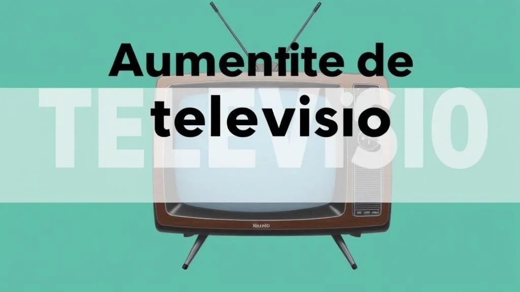 Aumentativo de televisão: guia prático para o correto uso