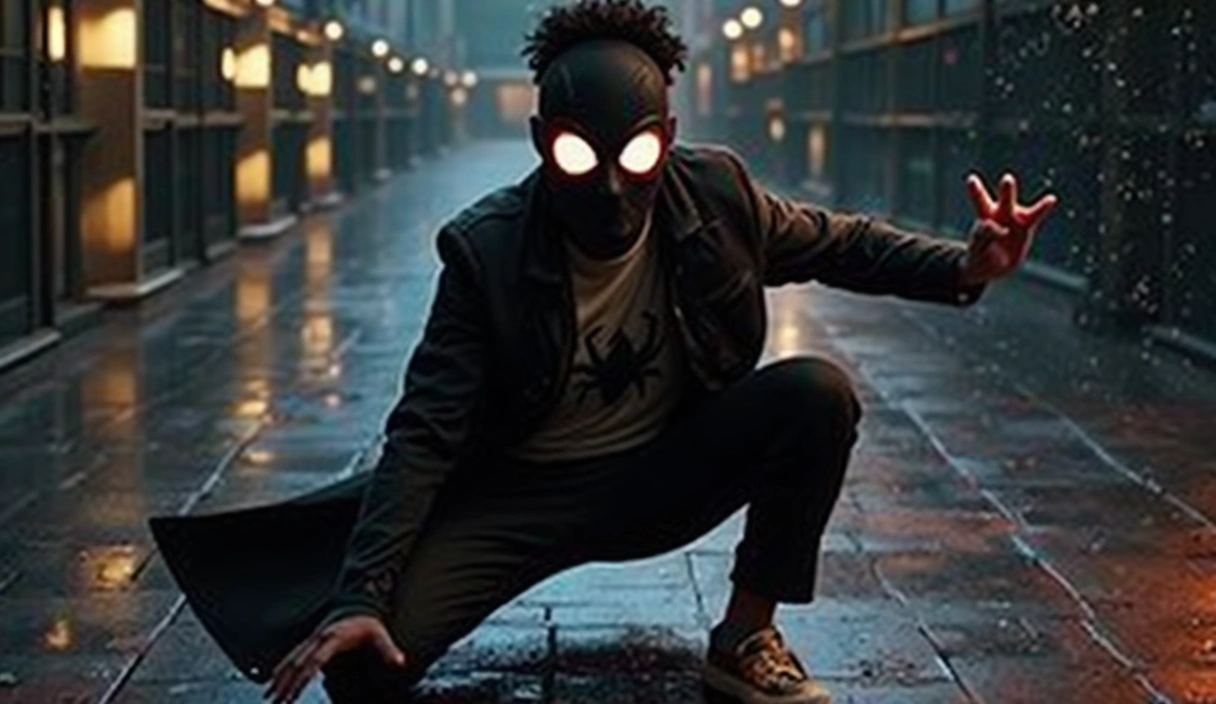 Spider-Noir: cena inédita com Nicolas Cage e Gleeson
