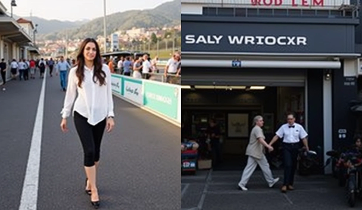 Kelly Piquet é elogiada ao lado de Verstappen