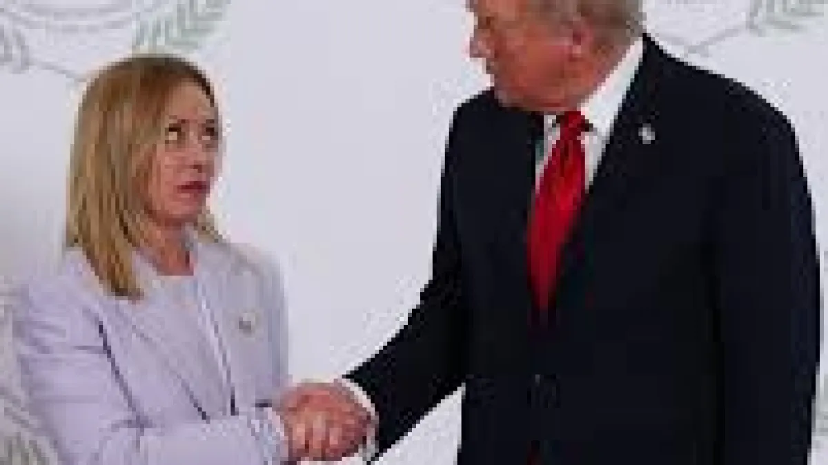 Trump: Meloni implorou por foto; ela nega