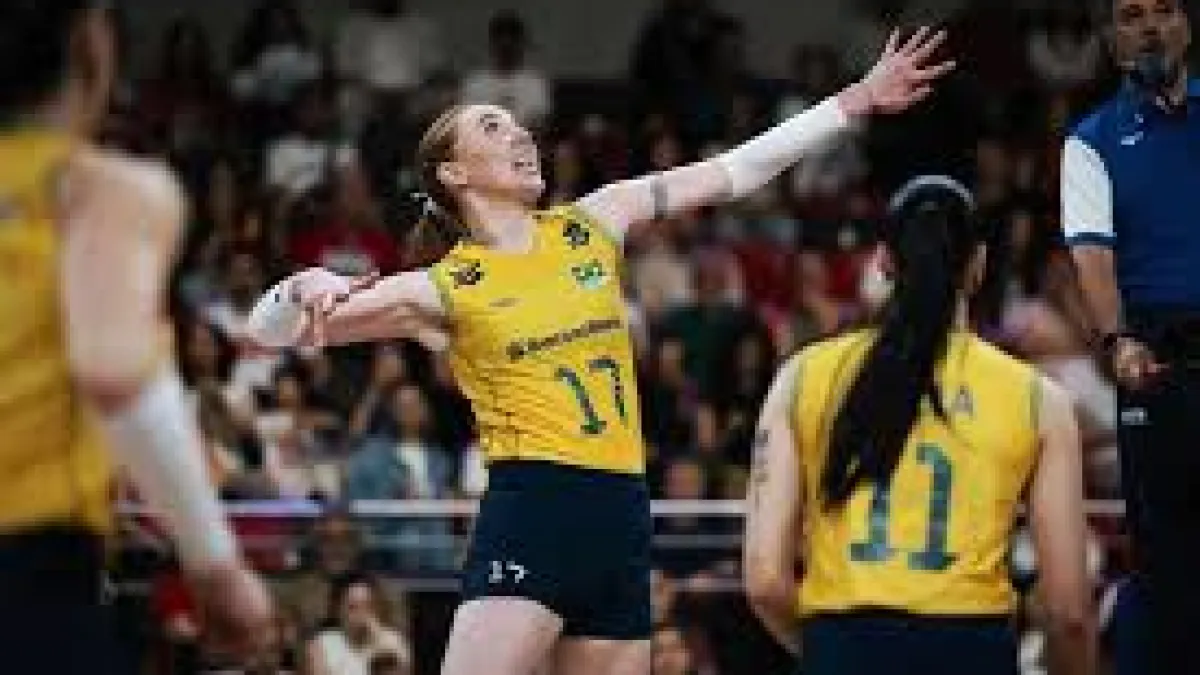 Julia Bergmann: top 5 em pontuação, saque e recepção na VNL