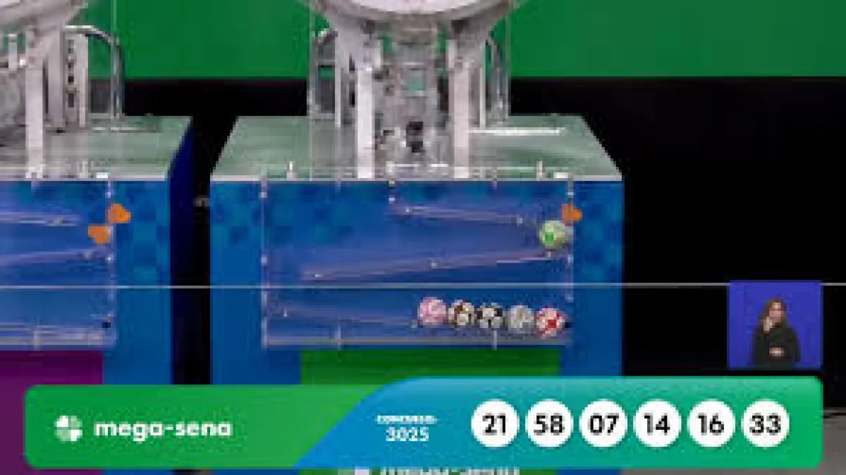 Mega-Sena 3025: números sorteados hoje