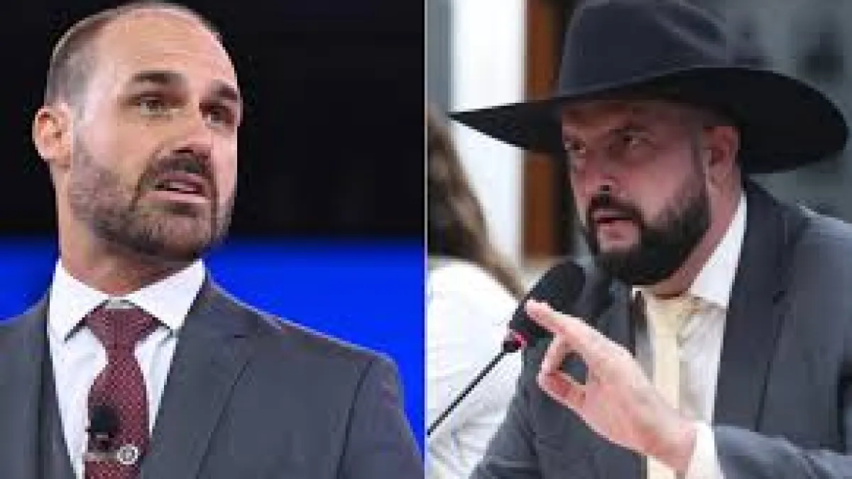 Eduardo rebate Zé Trovão após chamar Bolsonaro de covarde