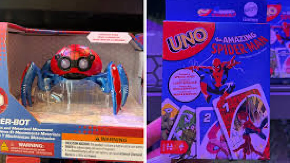 Mercadorias Marvel de Homem-Aranha chegam à Disneyland